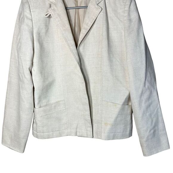Chaus Linen Blend Blazer Size 10 - Picture 3 of 9